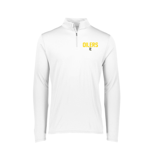 [FTLQFLWH-FAXS-LOGO2] Decker Women's Flex-Lite 1/4 Zip Shirt (Female Adult XS, White, Logo 2)