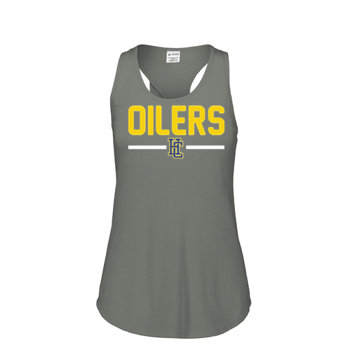 [3078.013.S-LOGO2] Ladies Tri Blend Tank Top (Female Adult S, Gray, Logo 2)