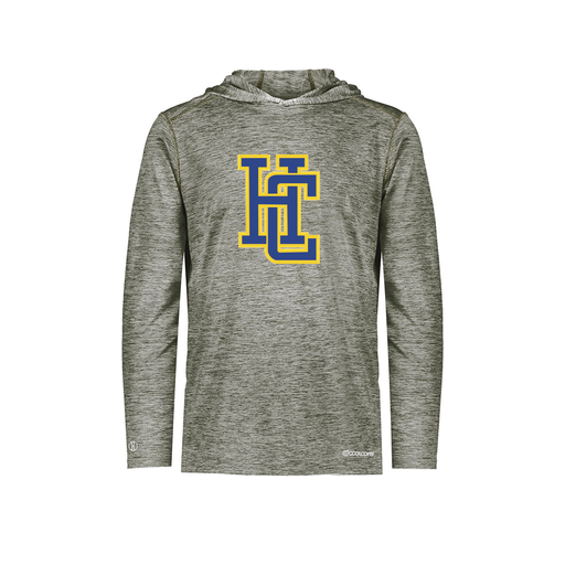 [FOLHCGGY-AS-LOGO3] Decker Men's Charge Hoodie (Adult S, Gray, Logo 3)