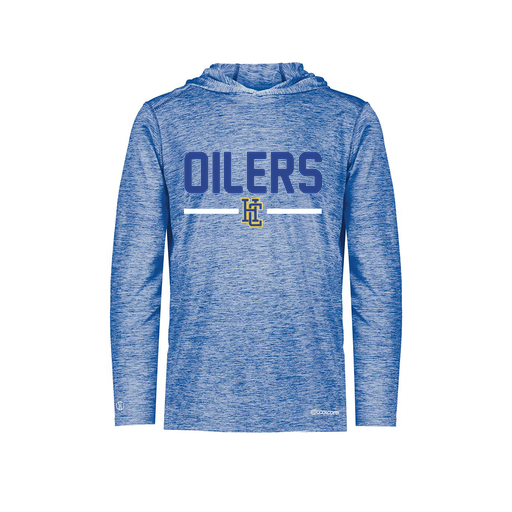 [FOLHCGRY-YS-LOGO1] Decker Youth Charge Hoodie (Youth S, Royal, Logo 1)