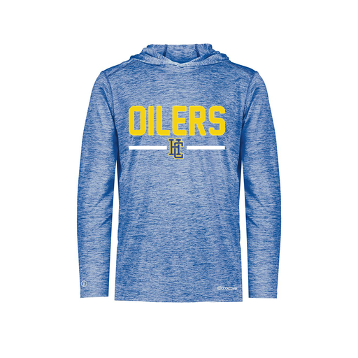 [FOLHCGRY-YS-LOGO2] Decker Youth Charge Hoodie (Youth S, Royal, Logo 2)