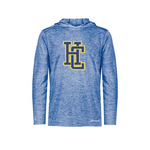 [FOLHCGRY-YS-LOGO3] Decker Youth Charge Hoodie (Youth S, Royal, Logo 3)