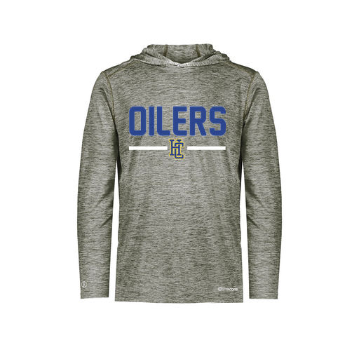 [FOLHCGGY-YS-LOGO1] Decker Youth Charge Hoodie (Youth S, Gray, Logo 1)