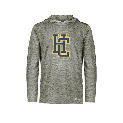 [FOLHCGGY-YS-LOGO3] Decker Youth Charge Hoodie (Youth S, Gray, Logo 3)