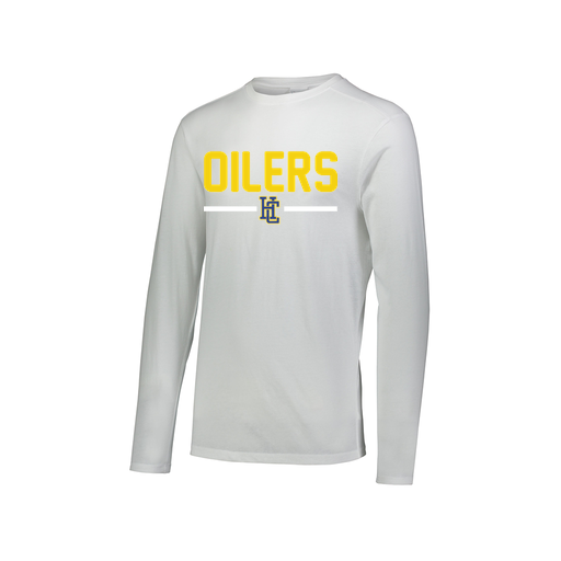 [3075.005.XS-LOGO2] Men's LS Ultra-blend T-Shirt (Adult XS, White, Logo 2)
