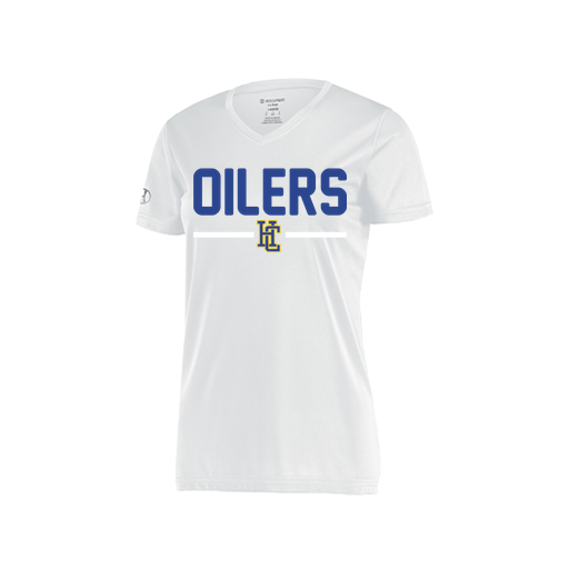 [222820.005.S-LOGO1] Ladies Movement Dri Fit Shirt (Female Adult S, White, Logo 1)